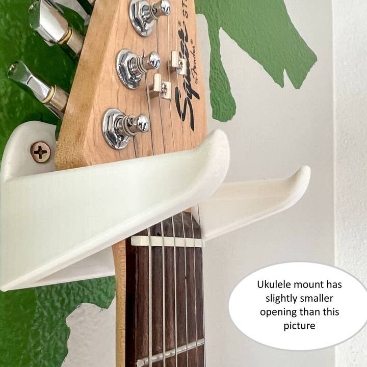 Minimalist Ukulele Mount | Display the Ukulele or Guitar, not the Mount for wholesale by Clever Contraptions