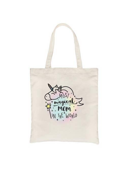 Magical Mom Unicorn Canvas Bag for wholesale by 365 In Love