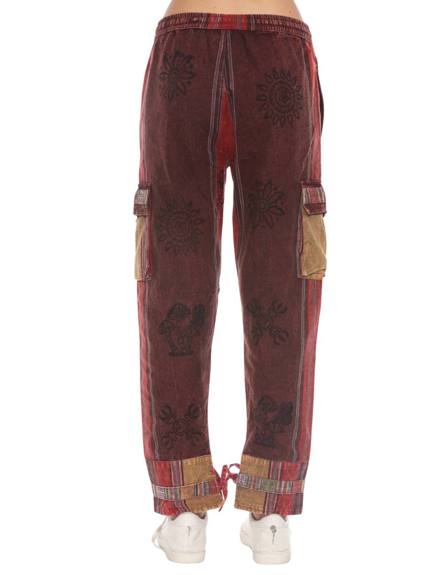 The Collection Royal / Royal Handicrafts - Wholesale Pants - Women's - Cotton Washed Boho Hippie Genie Pants33