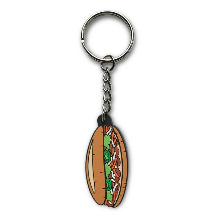 On Point Pins - Wholesale Keychain - Unisex - Vietnam - Vietnamese Banh Mi Sandwich Soft PVC Keychain4