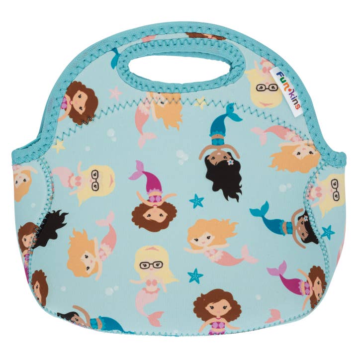 Small, Machine Washable Lunch Bag for Kids - Mermaids for wholesale by My Funkins