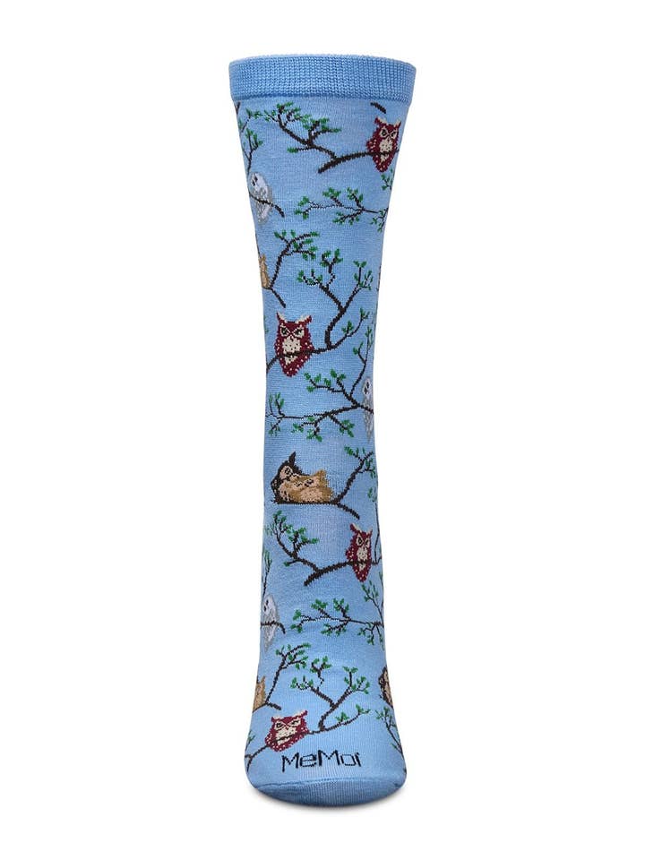 Infinity Classics International Inc. - Wholesale Socks - Women's - Women's Owls Bamboo Crew Socks