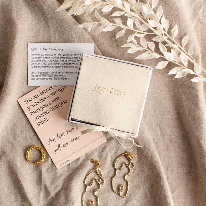 Logo Pouch - Wholesale Gift bag - CHLOE 100pcs - (Bestseller) Elegant Bowtie Jewellery Pouches7