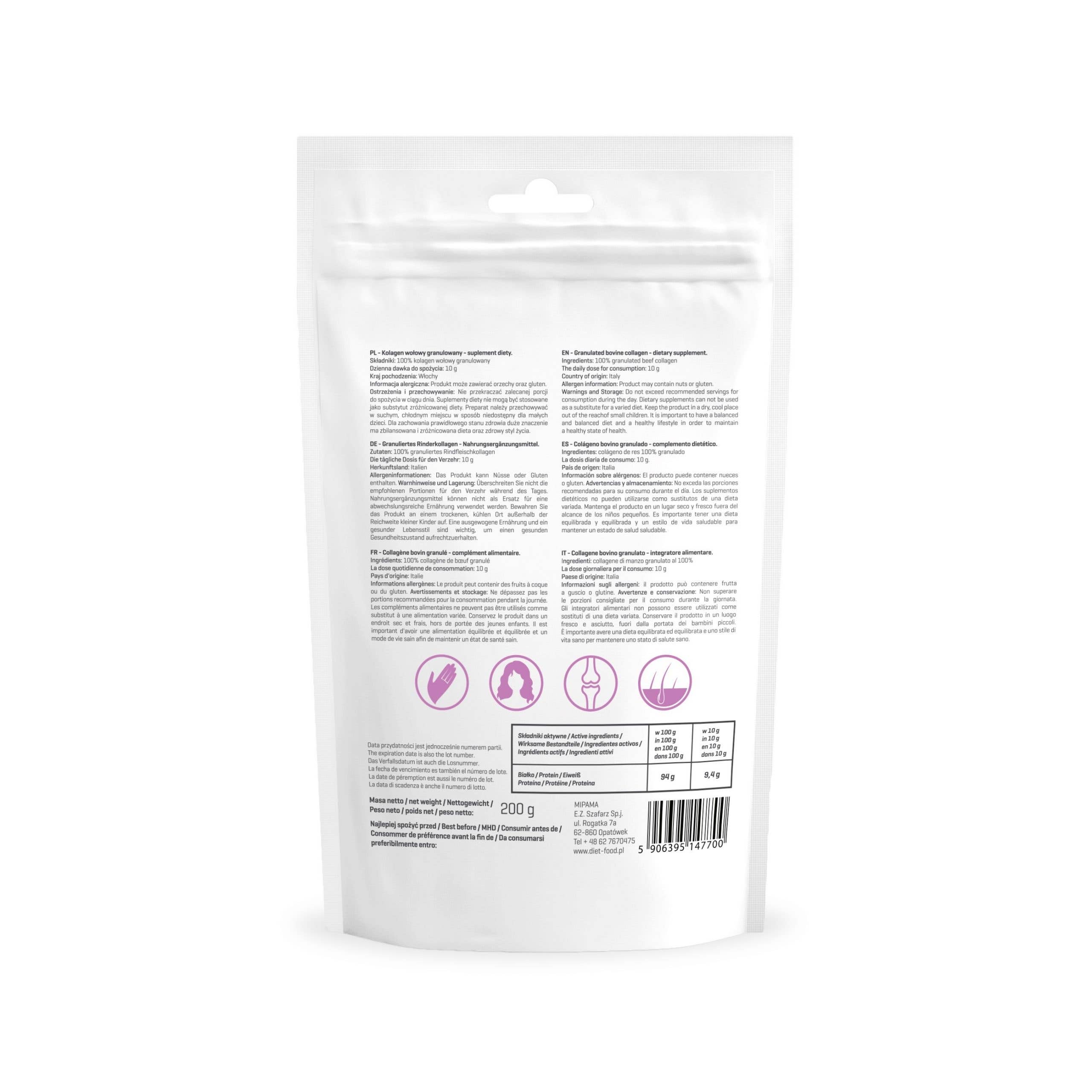 Diet Food - Wholesale Protein/Superfood Powder - Collagen Beef 200 g1