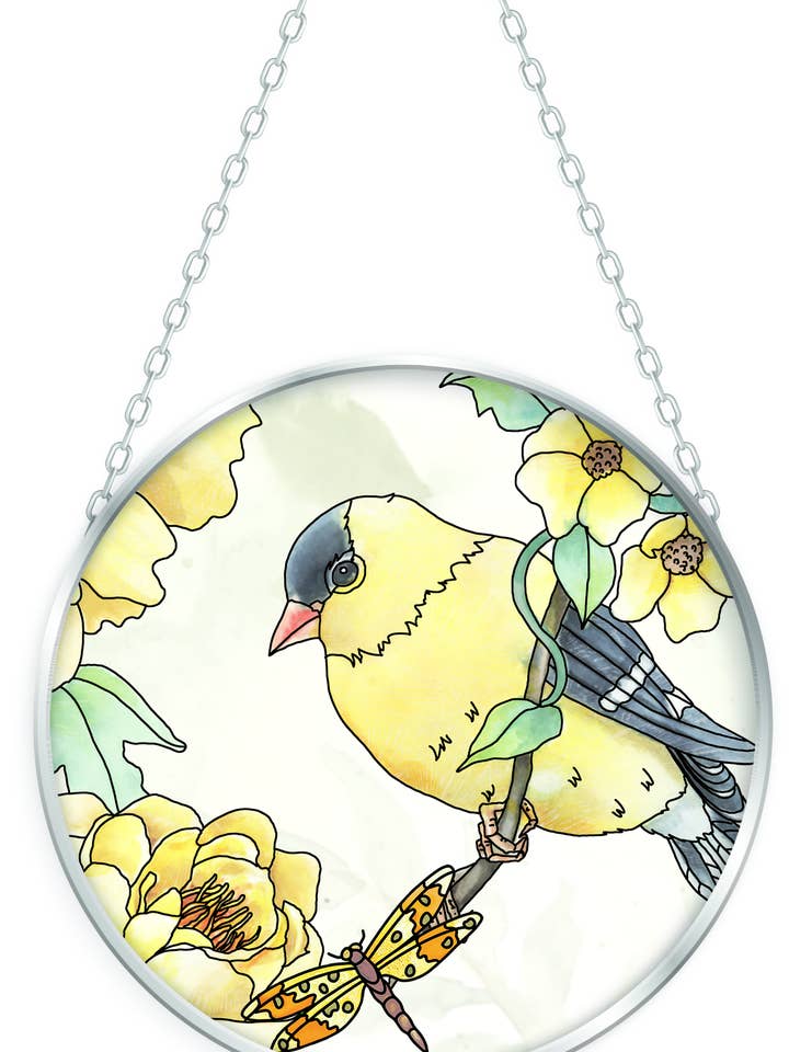 Sunshine Garden SQ 1 - Attrape-soleil en verre moyen de 4,5" en cercle pour la vente par Bridgeton Hall