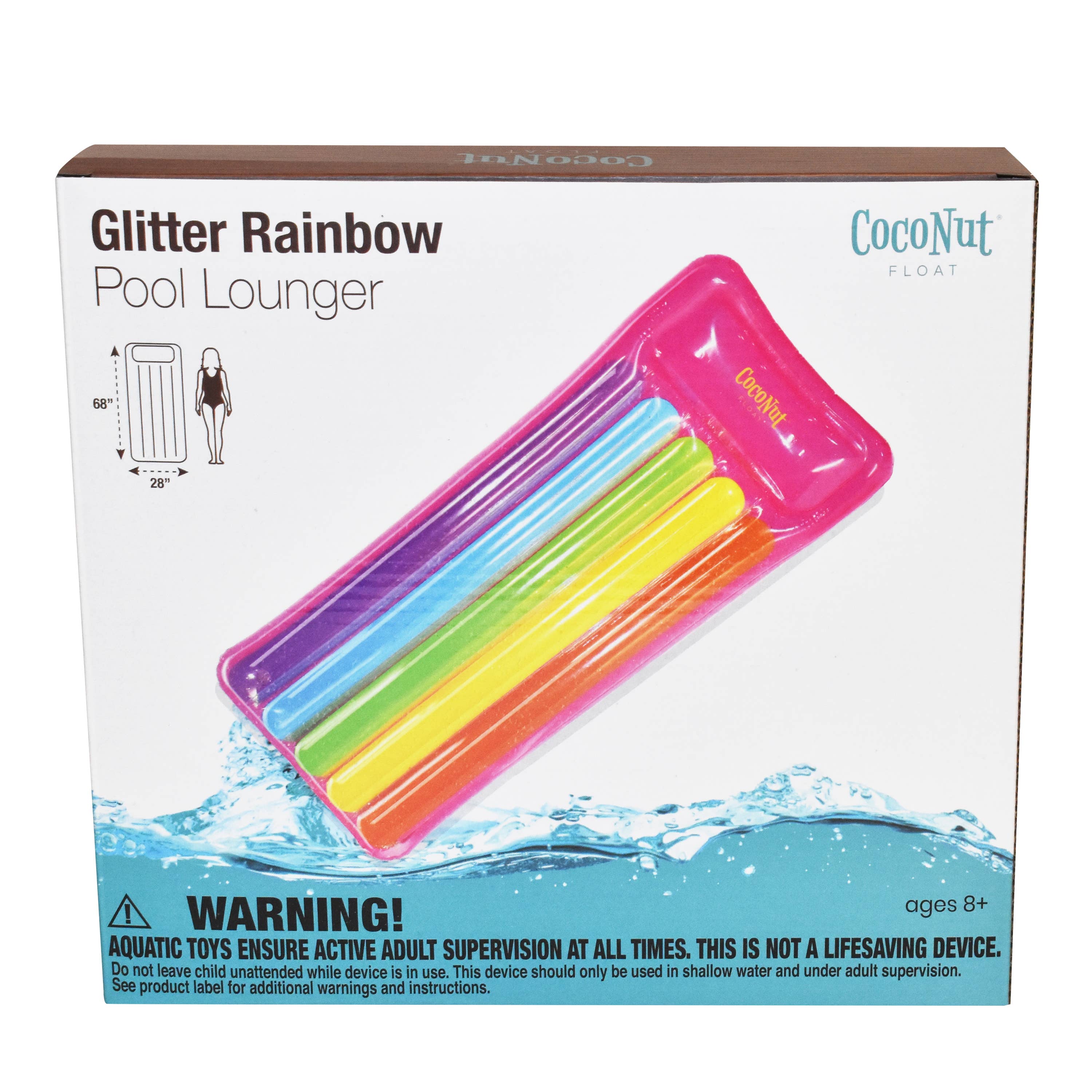 Coconut Outdoor - Wholesale Inflatables - Glitter Rainbow Pool Lounger5