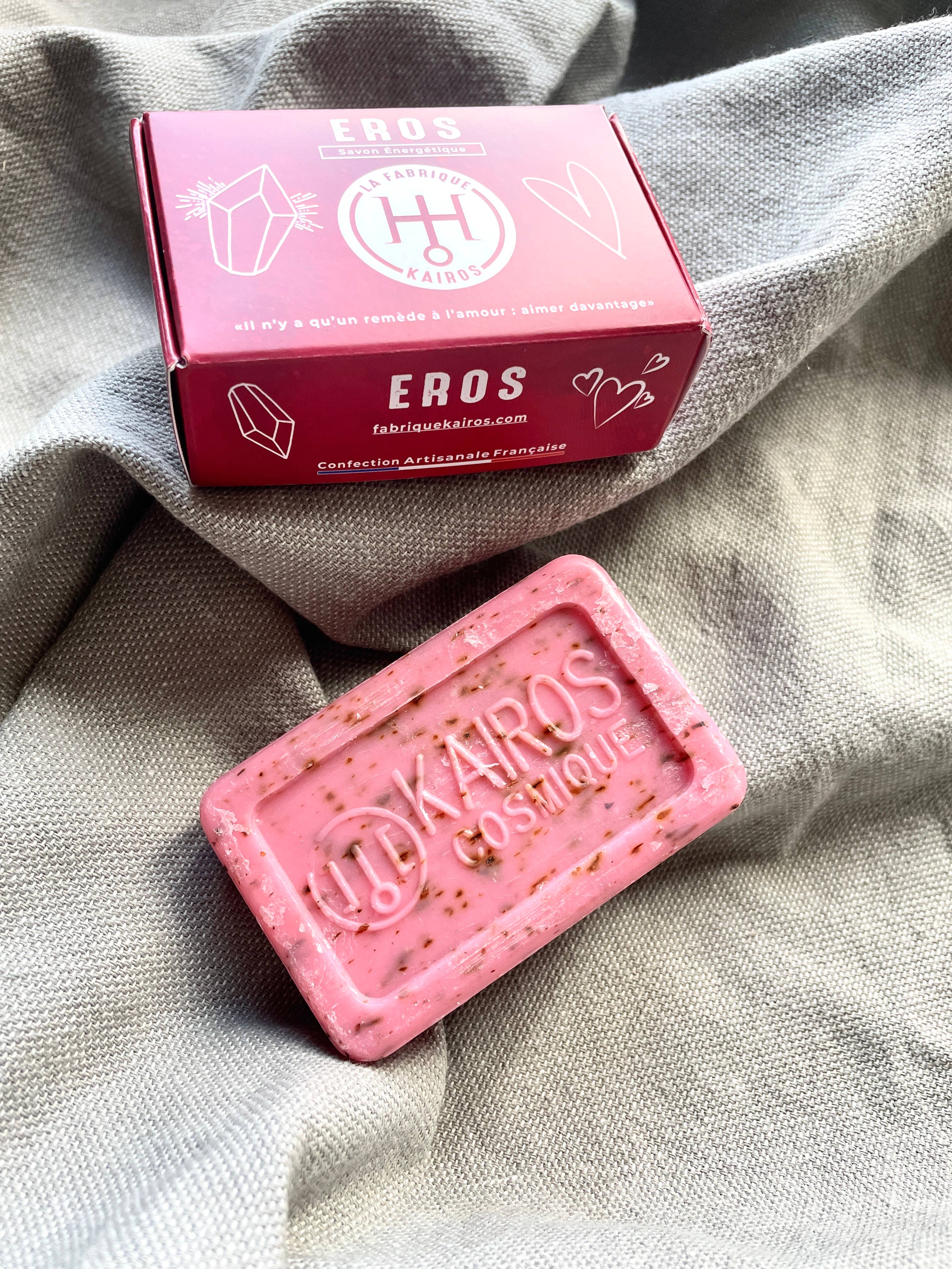 FABRIQUE DE KAIROS - Vendita all'ingrosso Saponette - Sapone energiaco alla rosa con quarzo rosa4