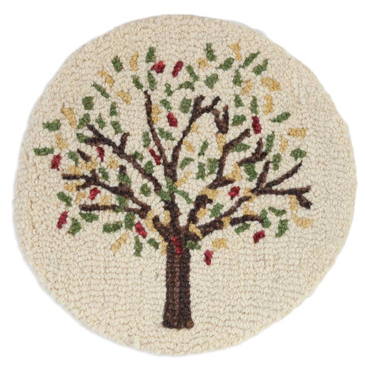 Chandler 4 Corners - Wholesale Chair Cushion - Spring Tree - 14" Round Chair Pad