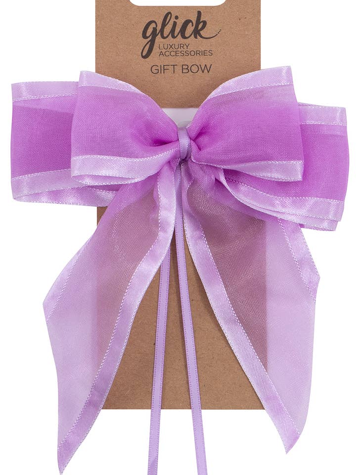 DESIGNER S/EDGE RIBBON BOW LILAC for wholesale by Glick