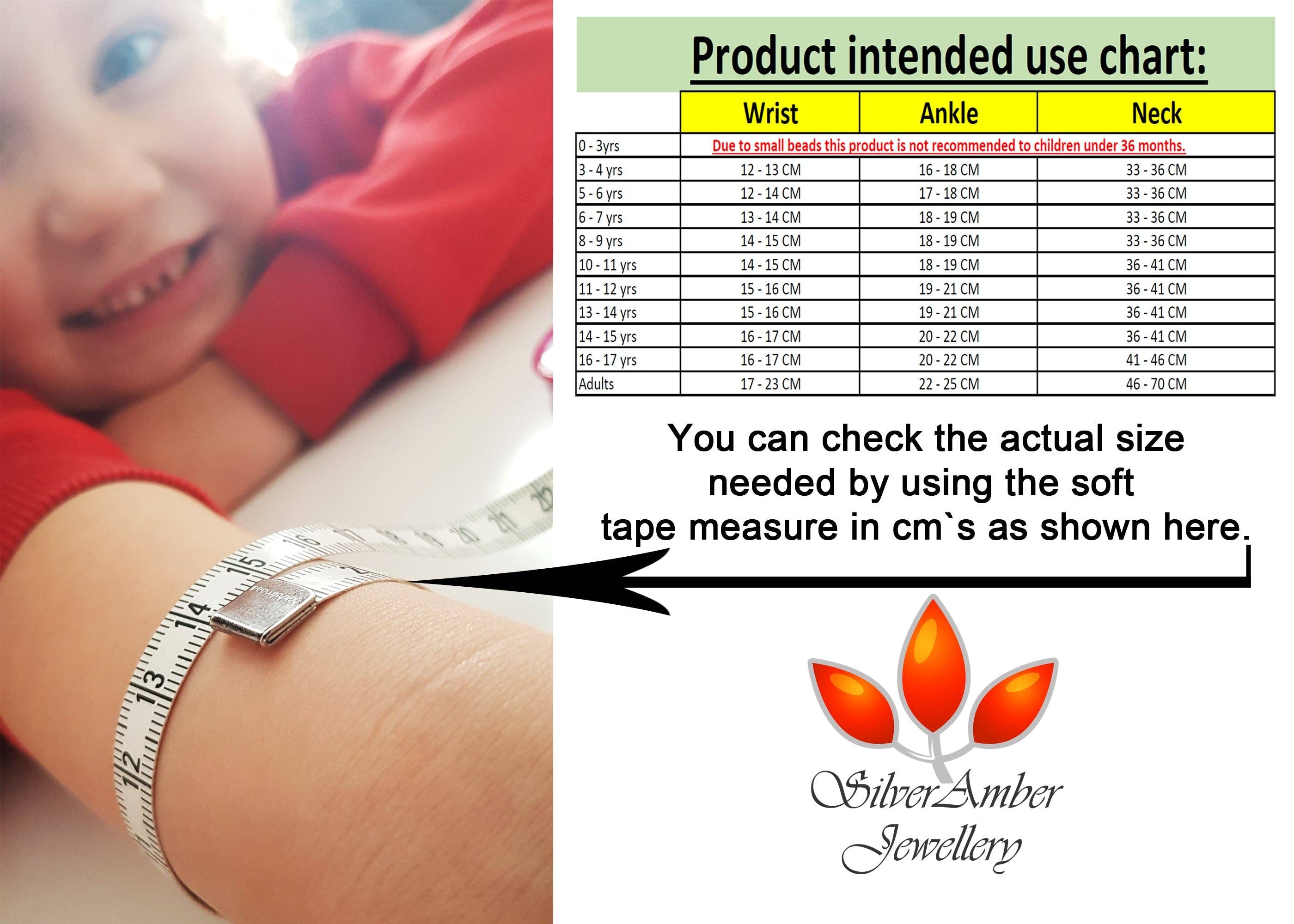 SilverAmber Jewellery - Wholesale Beaded Bracelet - Beautiful Baroque Bracelets & Anklets in Cognac, Mix, Lemon & Honey colours - Various Sizes1