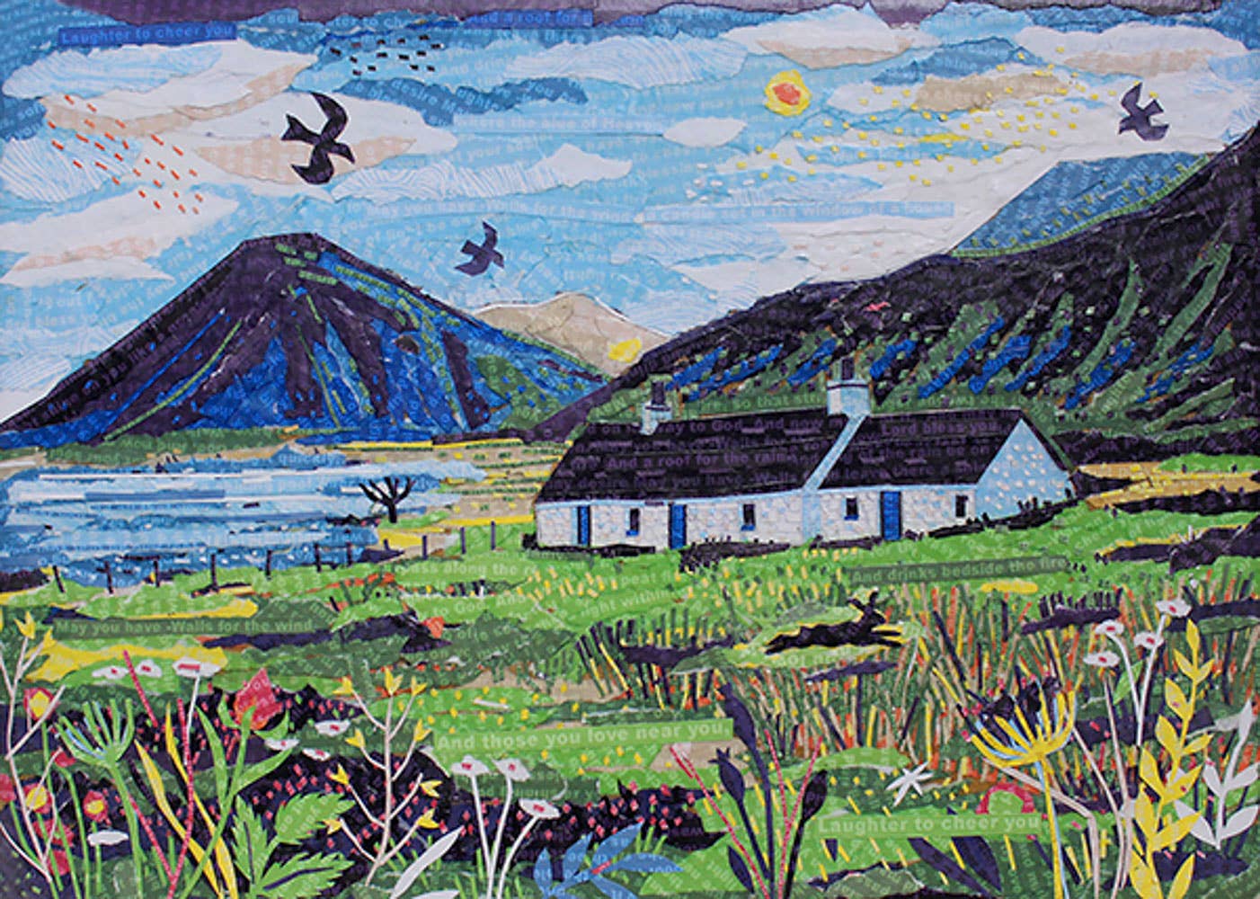 Jamie Poole – wholesale Art print – Walls for the Wind A3 Print on Silk Stock1