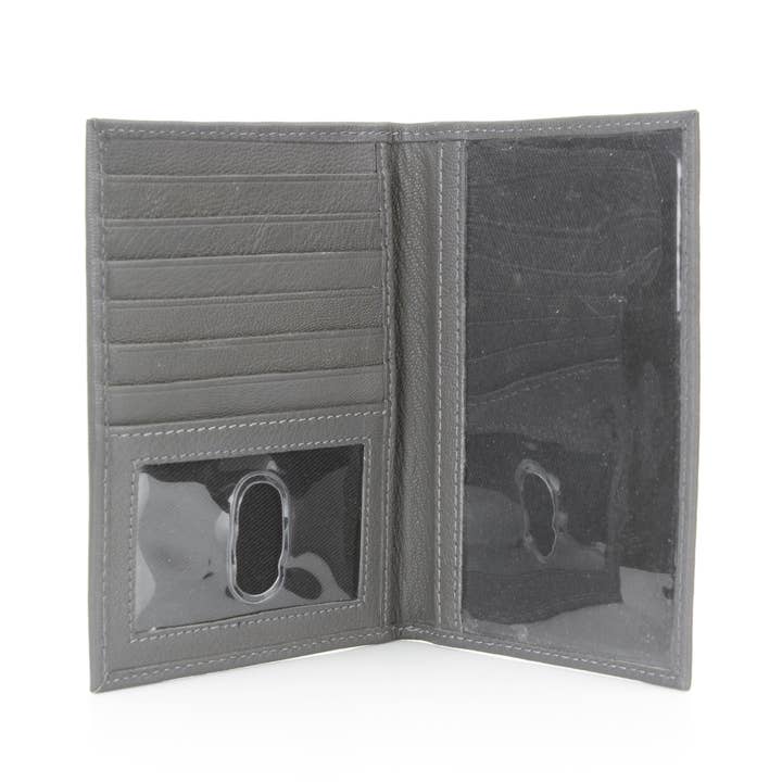 Leather Impressions Inc - Wholesale Passport Case - Unisex - Leather Passport Holder with Card Slots RB LW 21 100520
