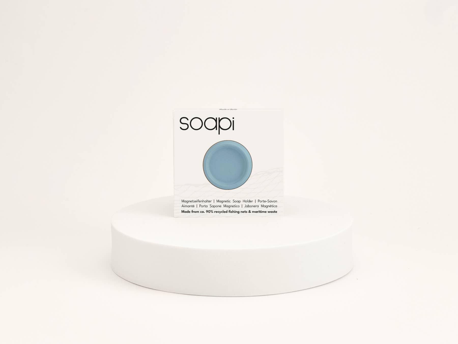 Soapi – wholesale Bath soap dish – Soapi Magic Soap Holder: made from 90% recycled fishing nets1