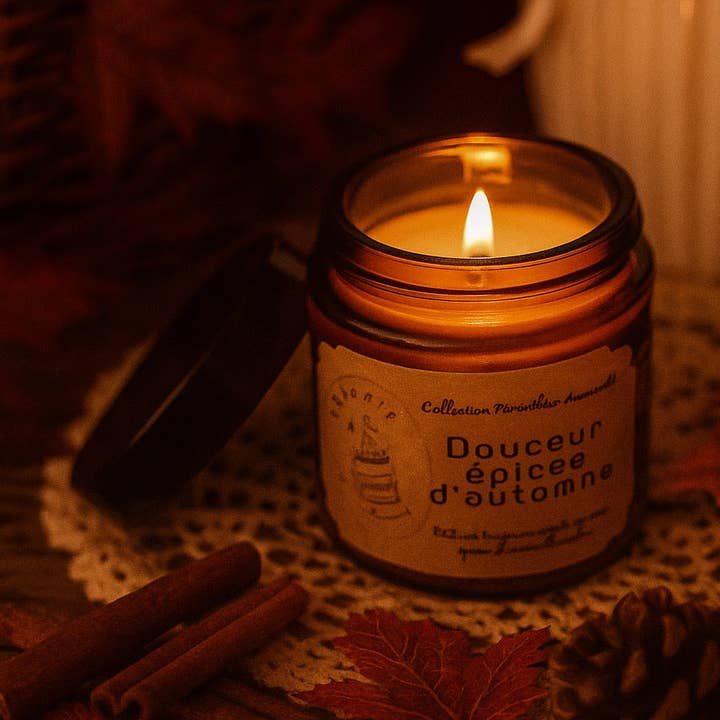 Arhomie – Großhandel Kerze im Glas / gefüllte Kerze – Würzige Herbstsüße2