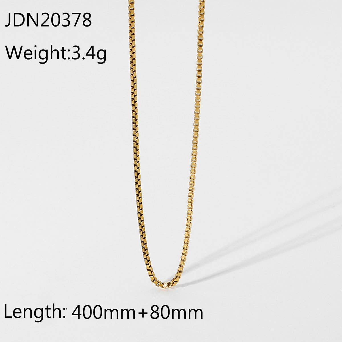 ACCITY - Wholesale Link & Chain Necklace - MULTILAYER GOLD PLATE STAINLESS STEEL NECKLACE_CWAJE061910
