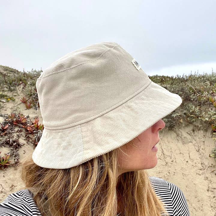 Blue Corduroy – Engroshandel Bucket hat - Dame – Corduroy spandhue - Sten