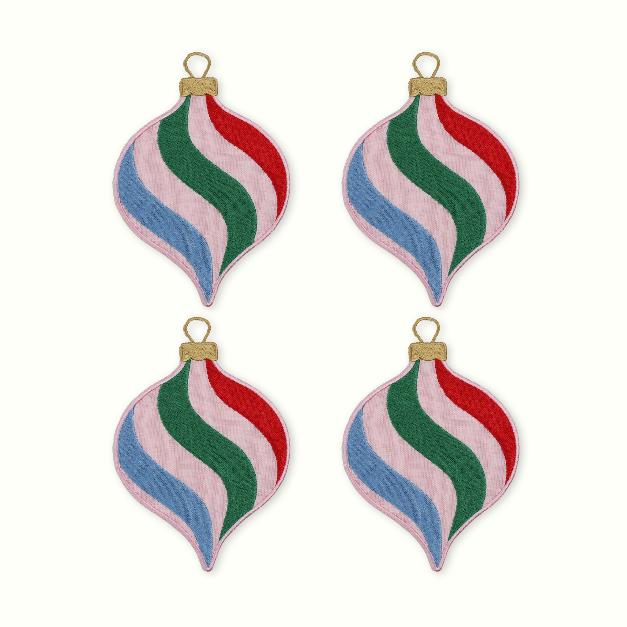 House of Gleason - Wholesale Dinner & Cloth Napkin - Vintage Ornament Linen Cocktail Napkins0