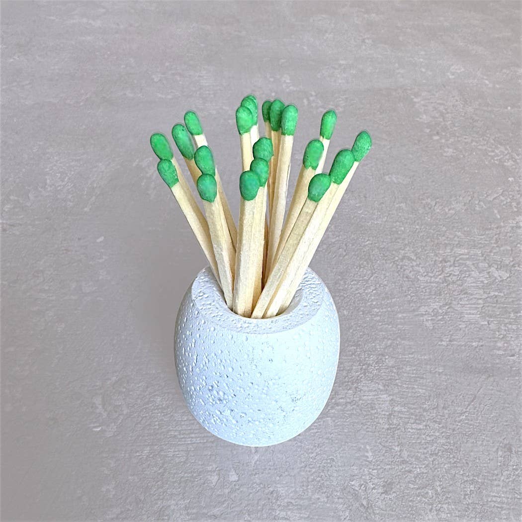 CJ Gift Goddess - Wholesale Match Holder - Concrete Match Holder/Toothpick Holder: Includes 25 Matches23