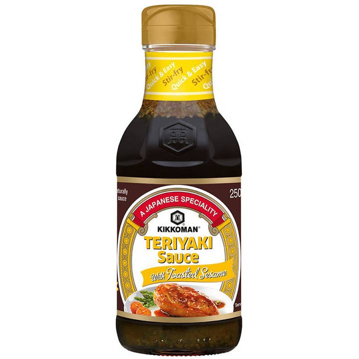 KIKKOMAN TERIYAKI WOK SAUCE TOASTED SESAME 250ML X6 for wholesale by INTERNATIONAL TASTE FOOD SARL