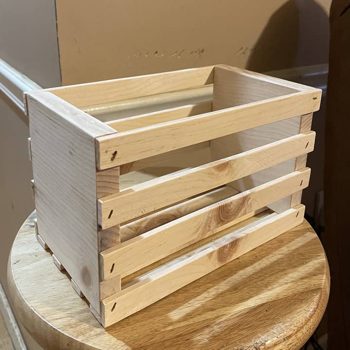 Unfinished Wooden Crate, Wood Crate, Wooden Crates for wholesale by Alabama Crafts Wood