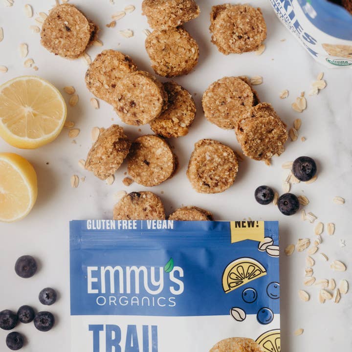 Emmy's Organics - Wholesale Cookie - Lemon Blueberry Trail Cookies 4oz Master Case (24 units)2