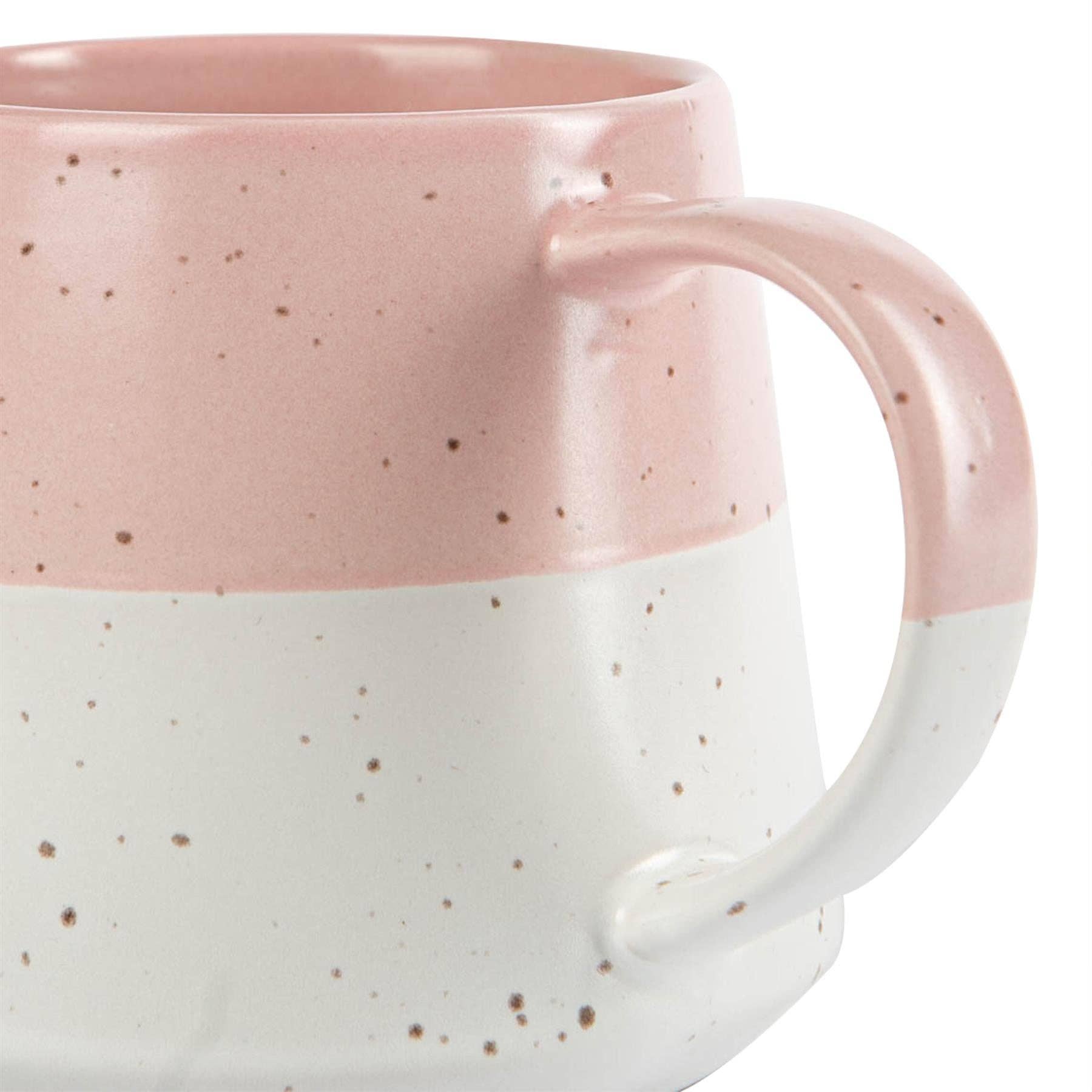 Rinkit Ltd - Venta al por mayor Taza - Nicola Spring - Taza de cerámica para café (370 ml), color rosa6