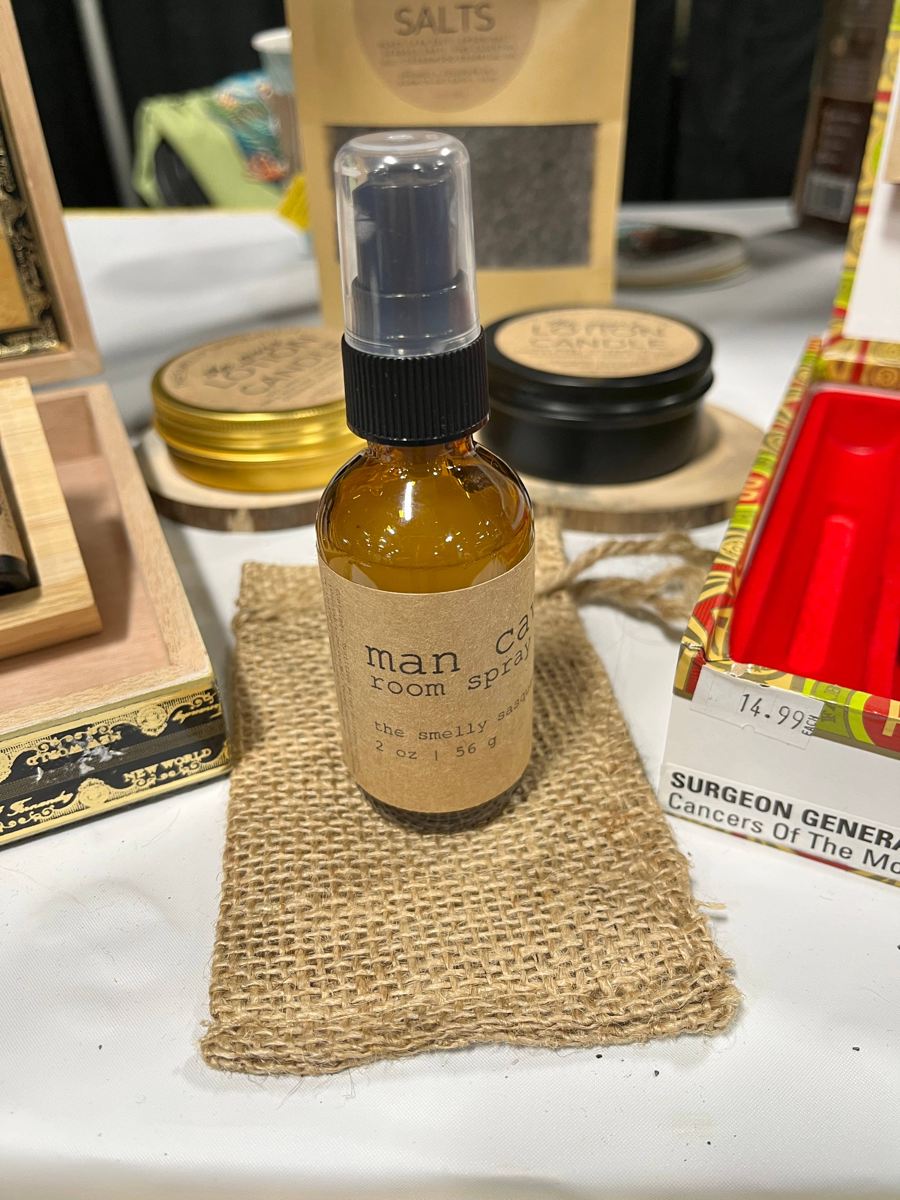 The Smelly Sasquatch - Wholesale Room & Linen Spray - Man Cave Room Spray 3