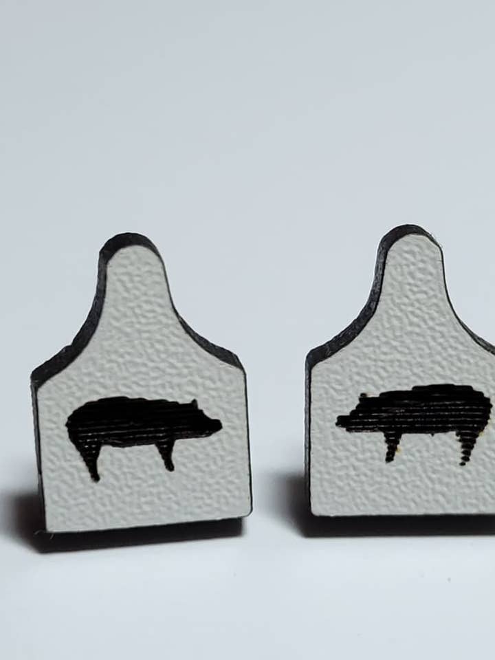 Ohrring mit Schwein-Ohrmarke für den Großhandel von 432 Customs