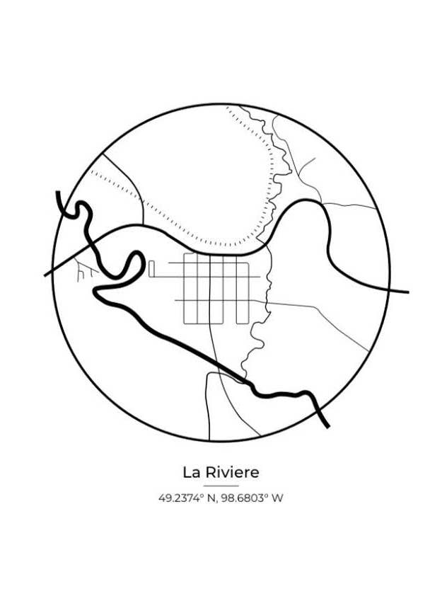 Town Map {K-L} for wholesale by Wooden Arrow Designs