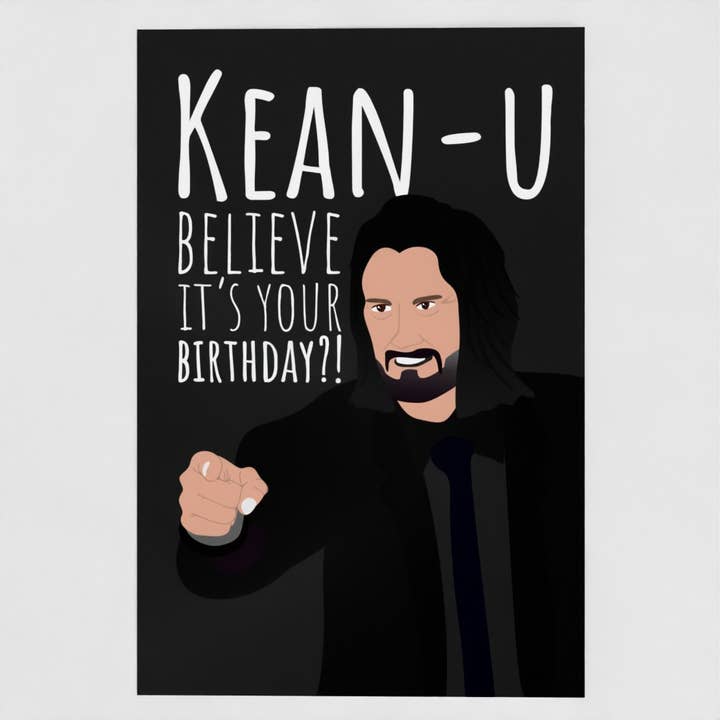 Kean - Puoi credere che sia il tuo compleanno Carta Celebrità per la vendita all'ingrosso da parte di The New Aesthetic