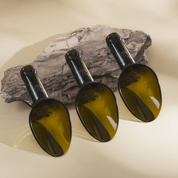 Amarzo - Vendita all'ingrosso Utensile da cucina - Cucchiai da Finger Food Monoporzione in Vetro Riciclato