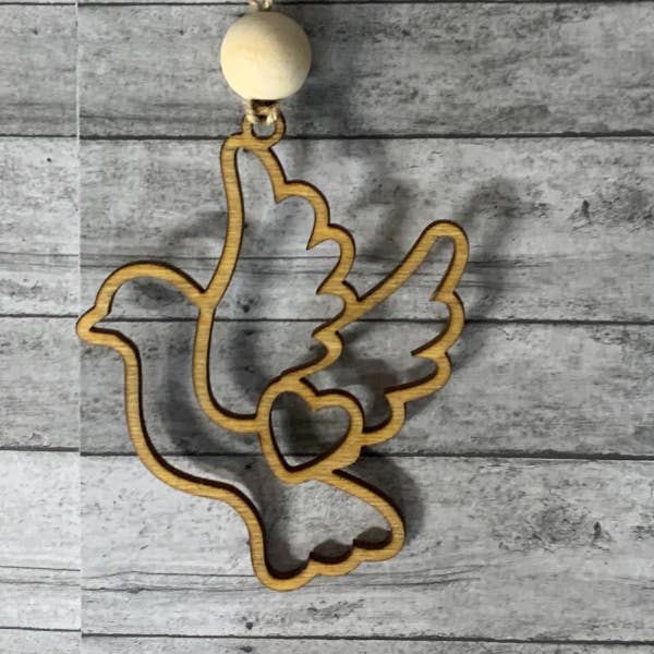 Messengers of Peace and Hope Dove Ornament for wholesale by Plums & Roses