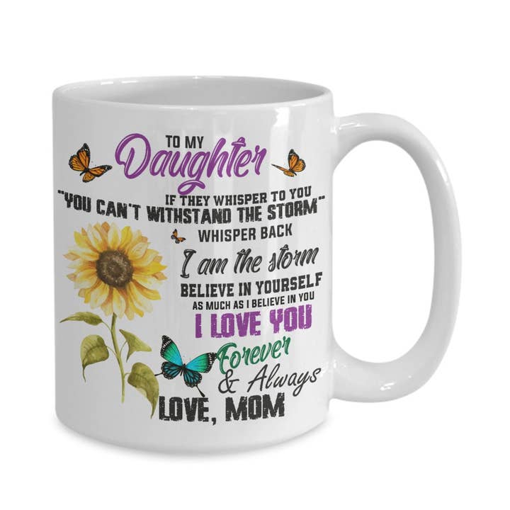 Happy Jan Designs – wholesale Kaffekoppar – Till Min Dotter Gåva, Kärlek Från Mamma Gåvor, Dotter Mugg