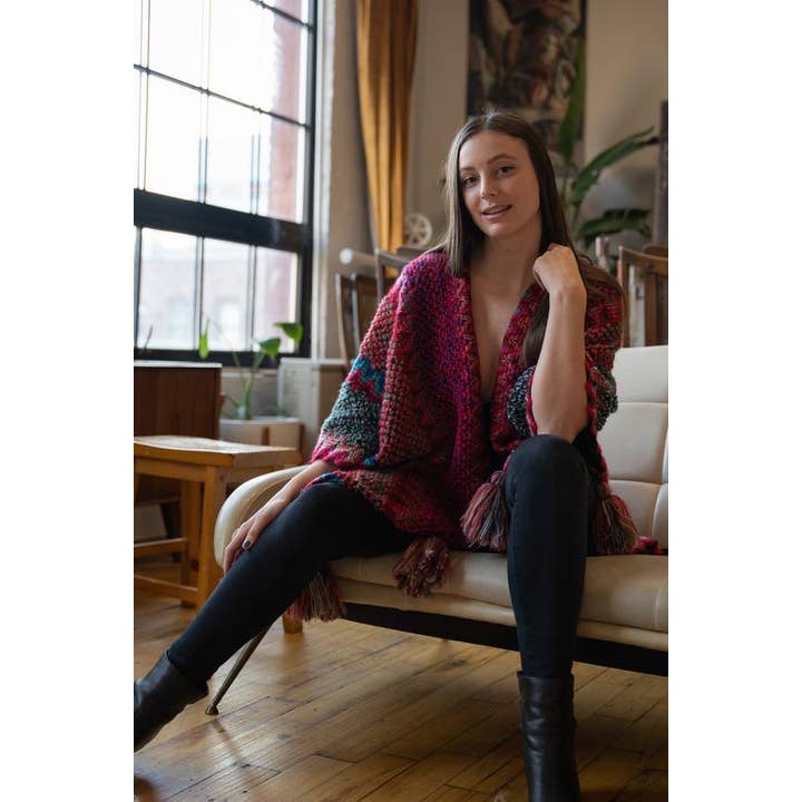 Fringed Knit Kimono and other Purchase Wholesale fringed. Free Returns & Net 60 Terms on Faire trending on Faire.