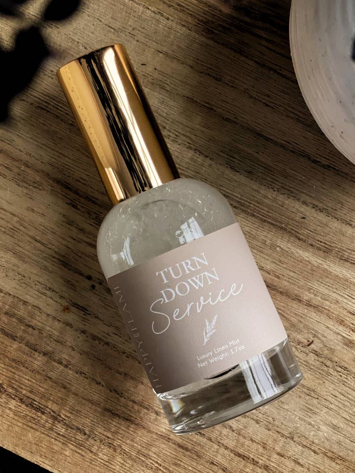 Turn Down Service Luxe Pillow Mist for wholesale by Happy Little Flame