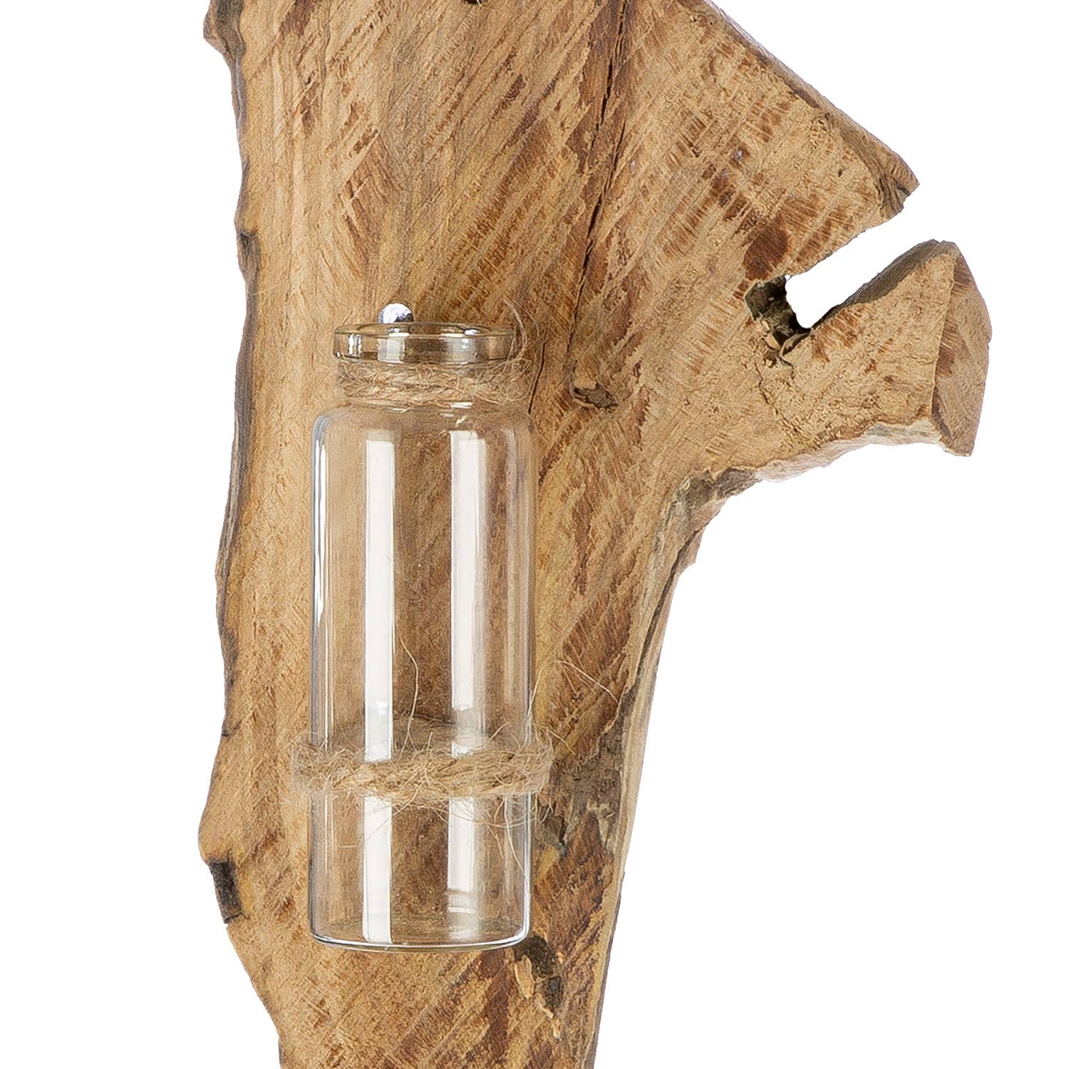 naturlige farver Fuste vedhæng i naturfarvet træ, højde 30 cm, pakke med 12 for engroshandel på Faire2