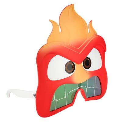 Officially Licensed Inside Out Anger Sun Staches for wholesale by H2W dba Sun-Staches