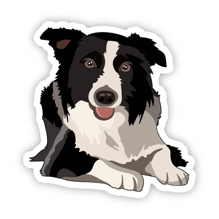 Big Moods - Wholesale Sticker - Border Collie Sticker