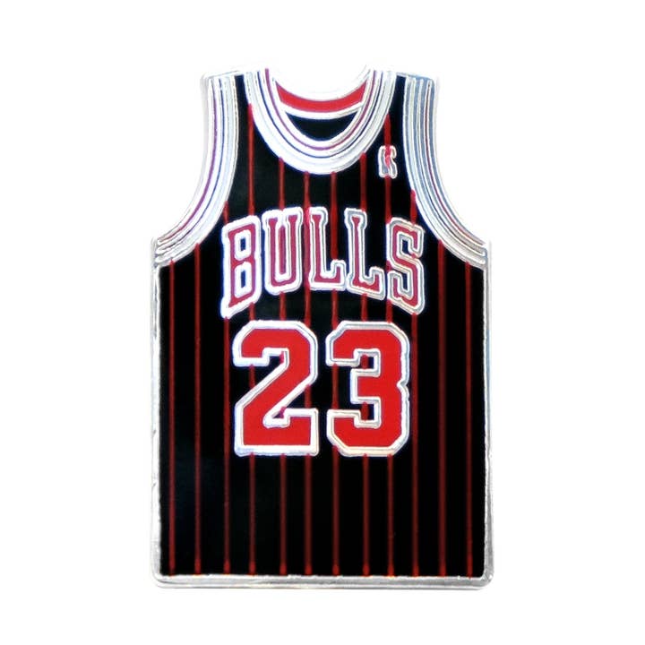 Jordan Bulls-Trikot-Anstecknadel für den Großhandel von Kingpinz
