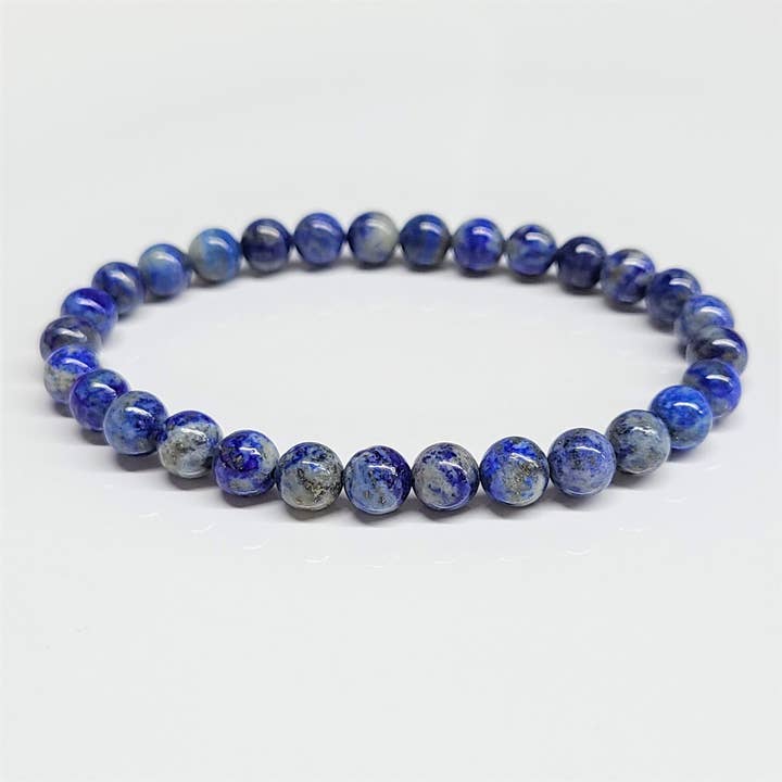 6 mm Lapis Lazuli Bracelet for wholesale by Best South Gems