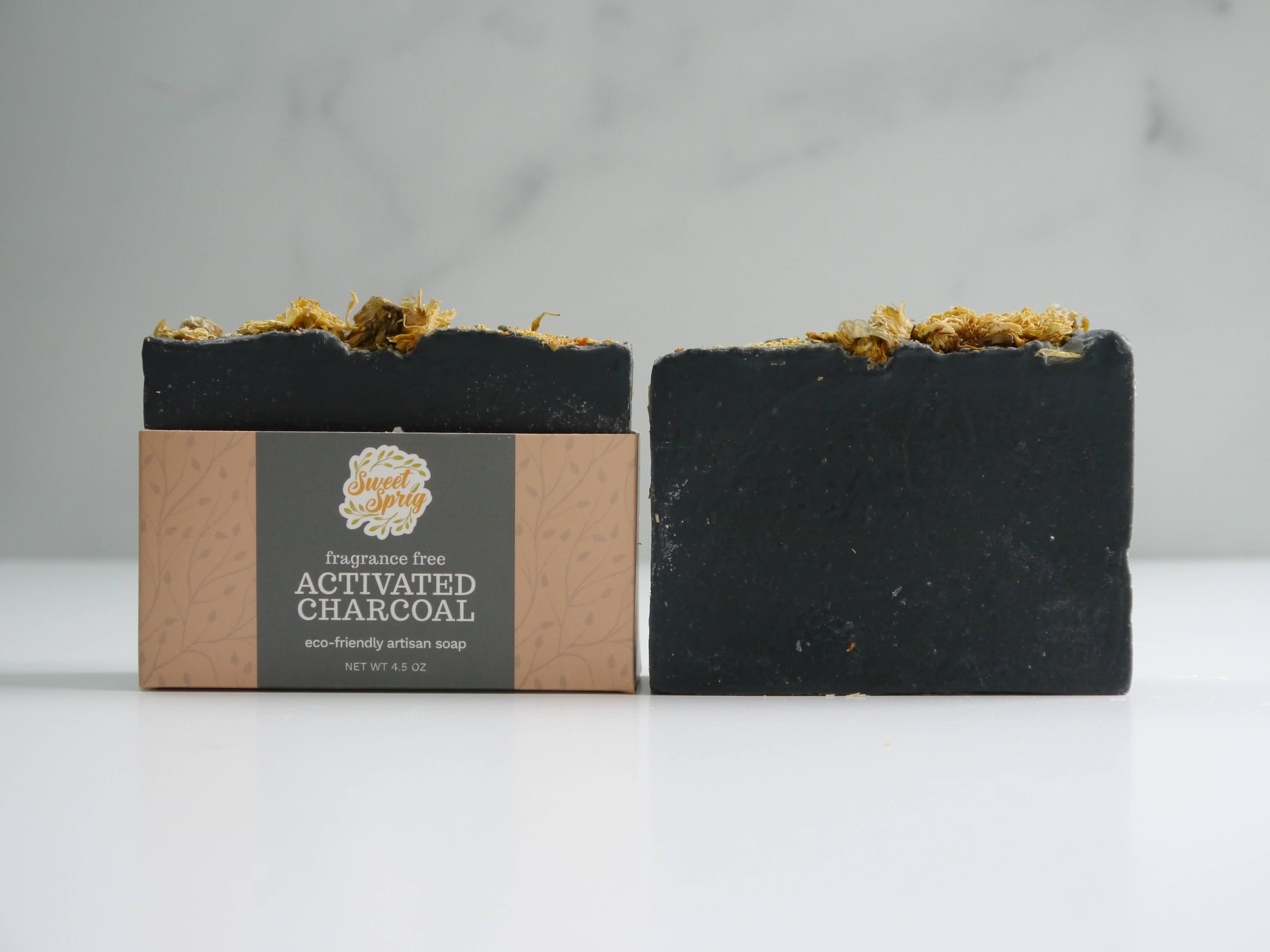 Sweet Sprig – Engroshandel Sæbestykke – Aktiveret trækul Artisan Sæbe Bar2