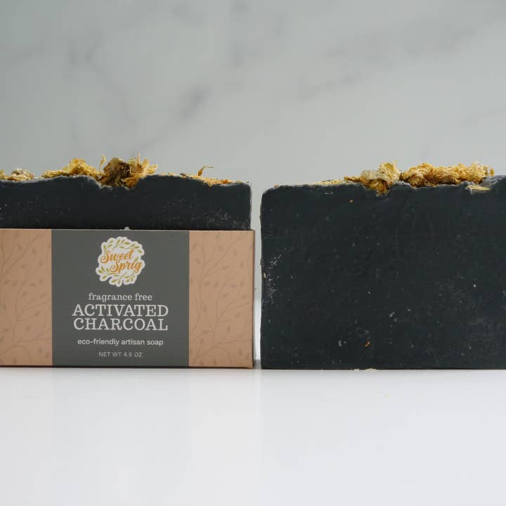 Sweet Sprig - Wholesale Bar Soap - Activated Charcoal Artisan Soap Bar2