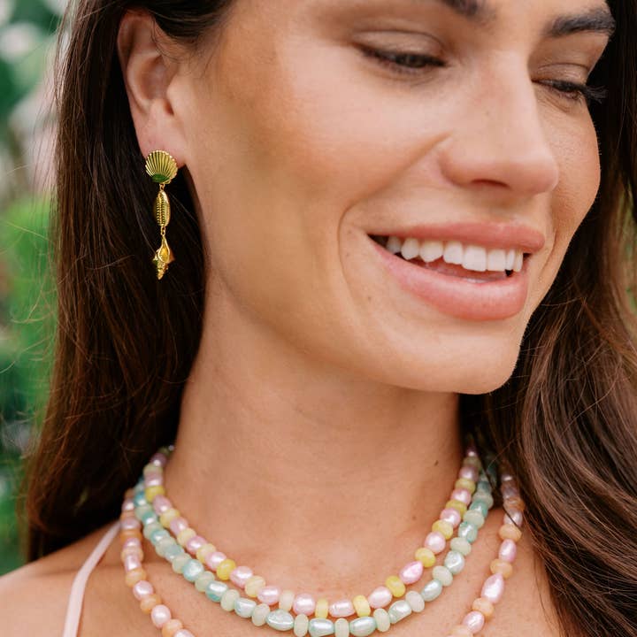 Waverly Beaded Pearl Necklace for wholesale by Lola & Tae