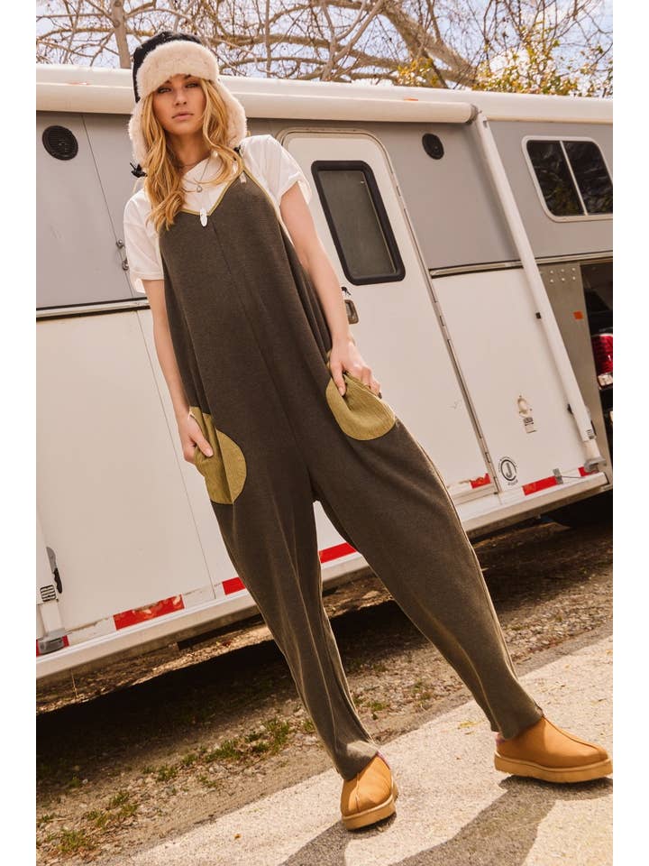 Oddi - Wholesale Jumpsuit - Women's - Plus Acid Washed Oversized Jumpsuits4