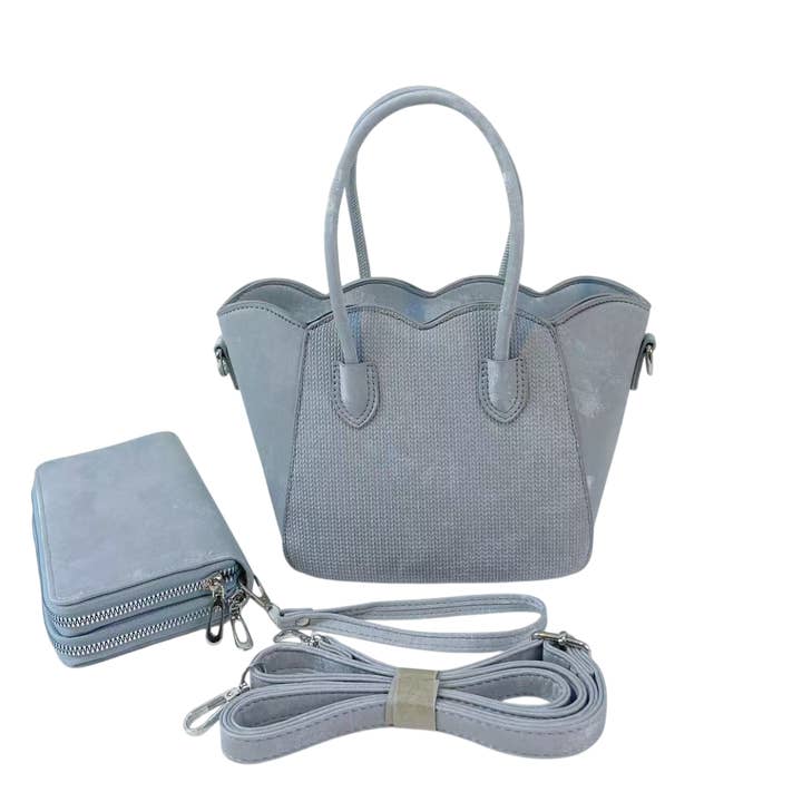 AR New York - Wholesale Top Handle Bag - Women's - 7208 - Satchel Handbag with Wallet 2 in 15