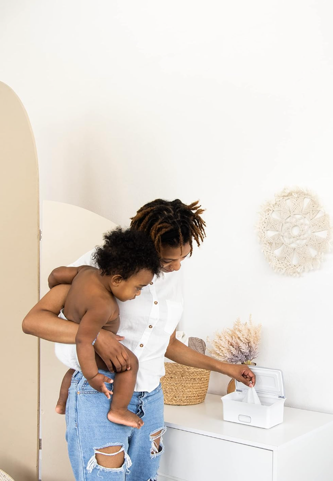 Ubbi - Wholesale Diaper Caddy - Baby - White Wipes Dispenser7