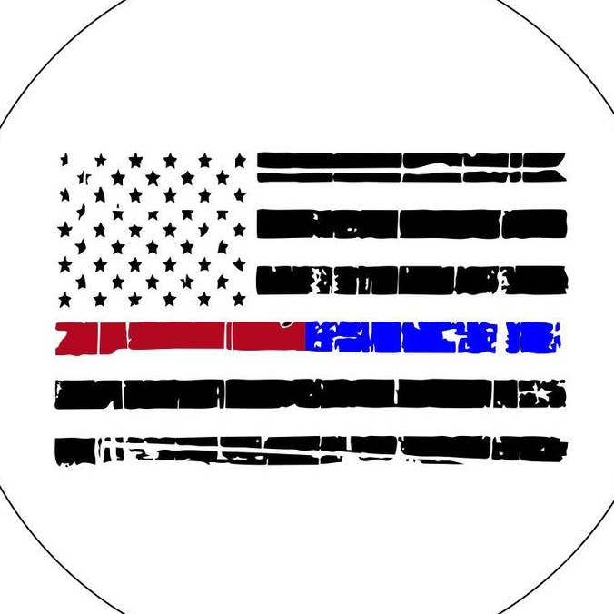Distressed American Flag White, Red, & Blue Spare Tire Cover for wholesale by Dirty Acres