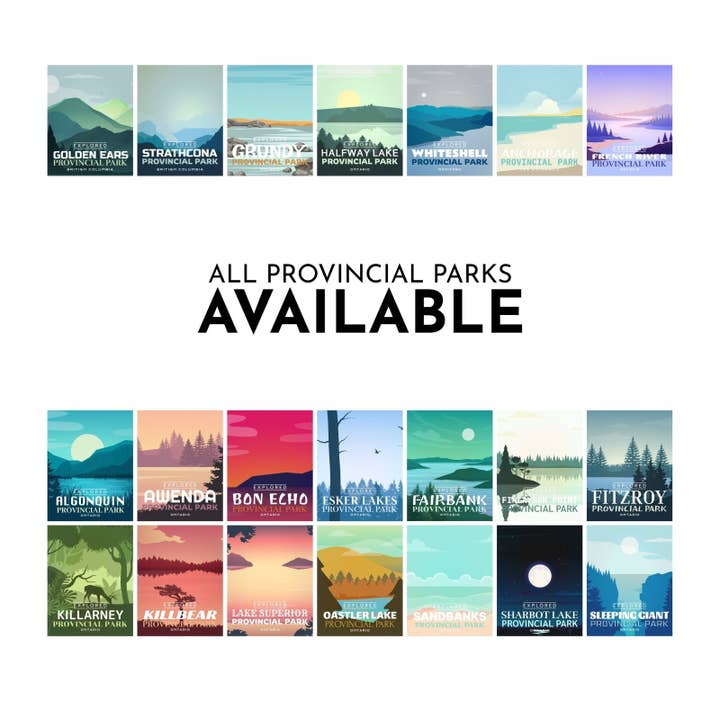 Canada Untamed - Wholesale Poster - Lac-Temiscouata National Park 'Explored' Poster