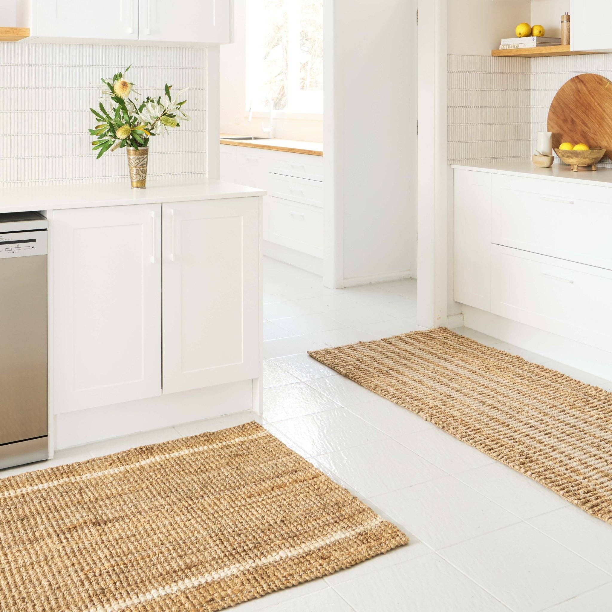 North Avalon - Wholesale Runner Rug - Robinson | Stripe Jute Bouclé Runner5