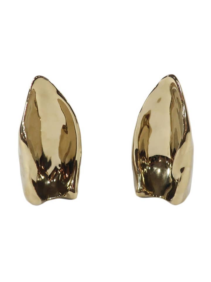 Fus Ohren Gold. 7 x 12 cm für den Großhandel von Guille Garcia-Hoz